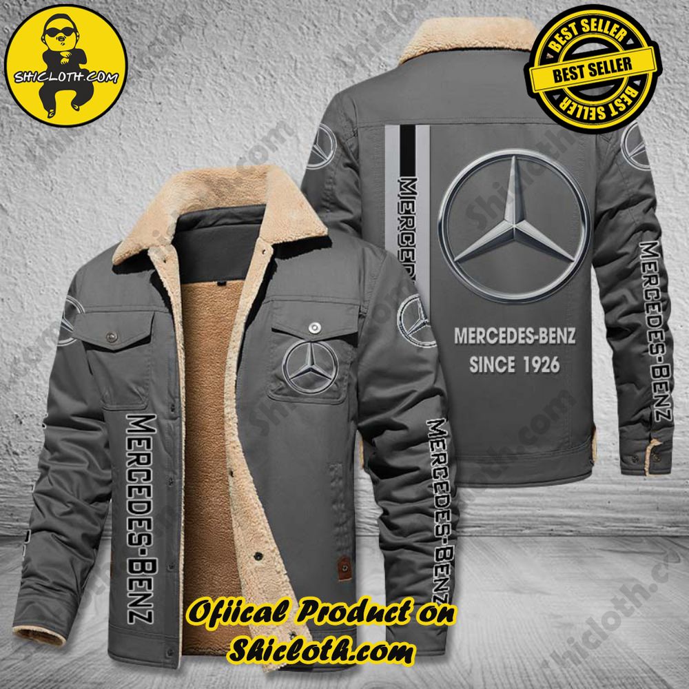 Mercedes-Benz Fleece Leather Jacket 3 Mercedes-Benz Fleece Leather Jacket - Image 3