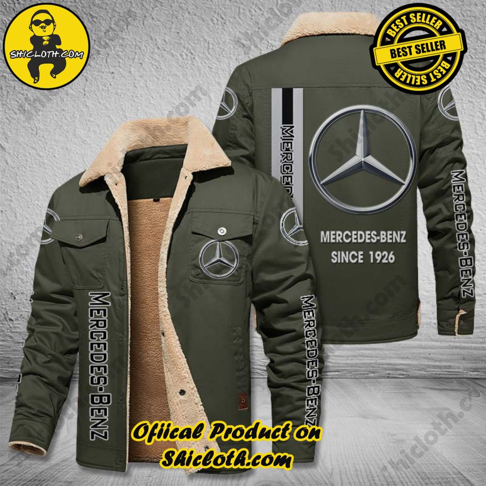 Mercedes-Benz Fleece Leather Jacket 5 Mercedes-Benz Fleece Leather Jacket - Image 5