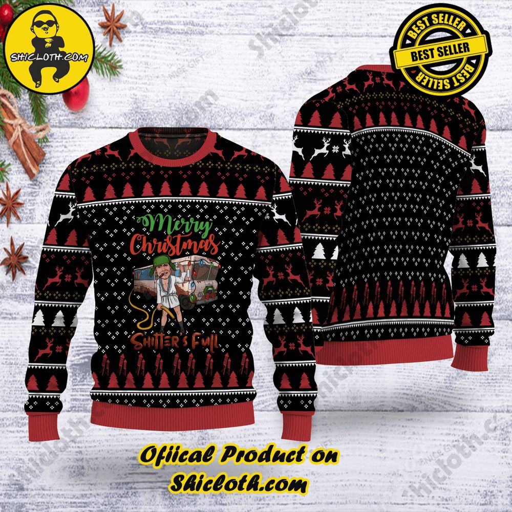 Best Seller Wrap Up in Style: Shicloth's Enchanting Christmas Sweater Collection 33 Merry Christmas Shitter is Full Christmas Ugly Sweater