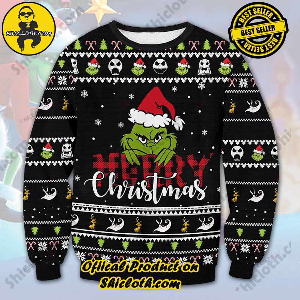 Hot Trending Wrap Up in Style: Shicloth's Enchanting Christmas Sweater Collection 125 Merry Christmas Ugly Sweater Version 1