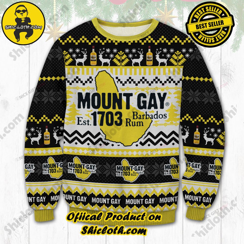 Hot Trending Wrap Up in Style: Shicloth's Enchanting Christmas Sweater Collection 40 Mount Gay Rum Christmas Ugly Sweater