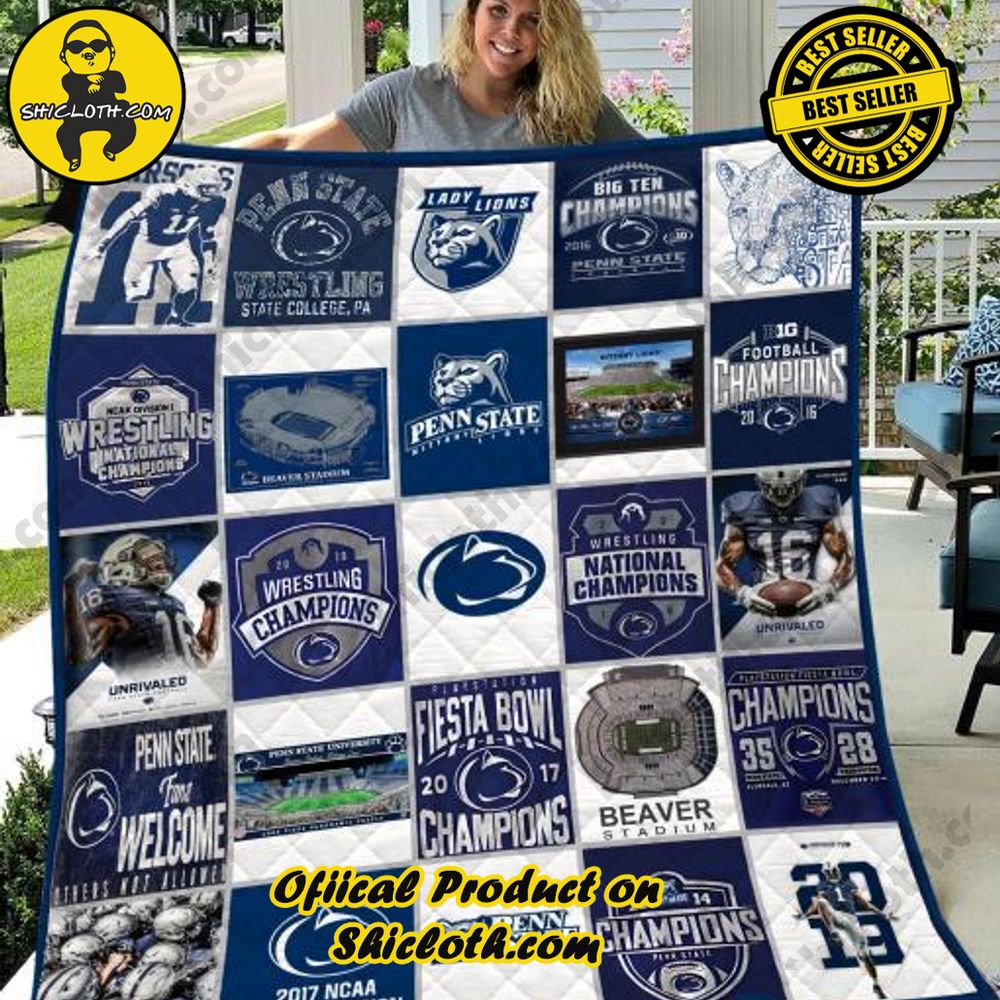 NCAA Penn State Nittany Lions Quilt Blanket