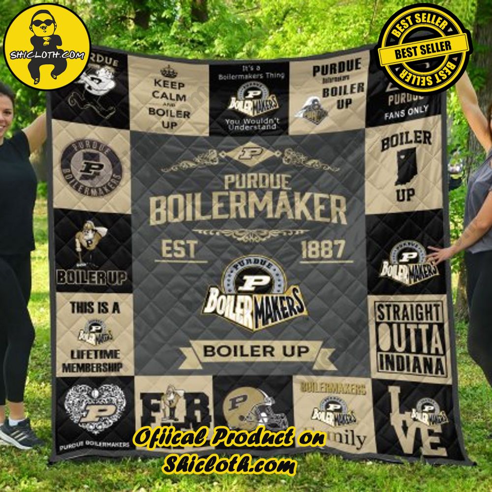 ncaa purdue boilermakers quilt blanket 2 lFAGZ
