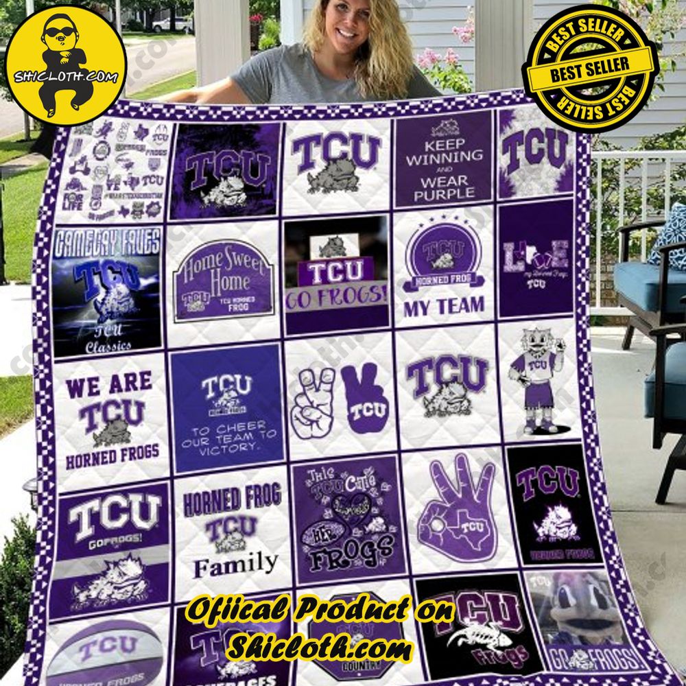 NCAA TCU Horned Frogs Quilt Blanket
