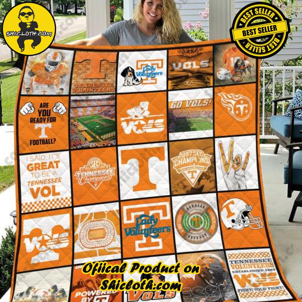 NCAA Tennessee Volunteers Quilt Blanket