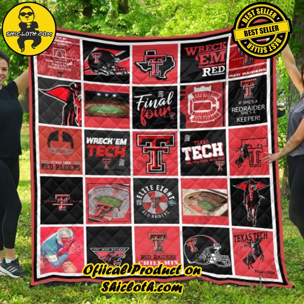 ncaa texas tech red raiders quilt blanket 2 GnFS0