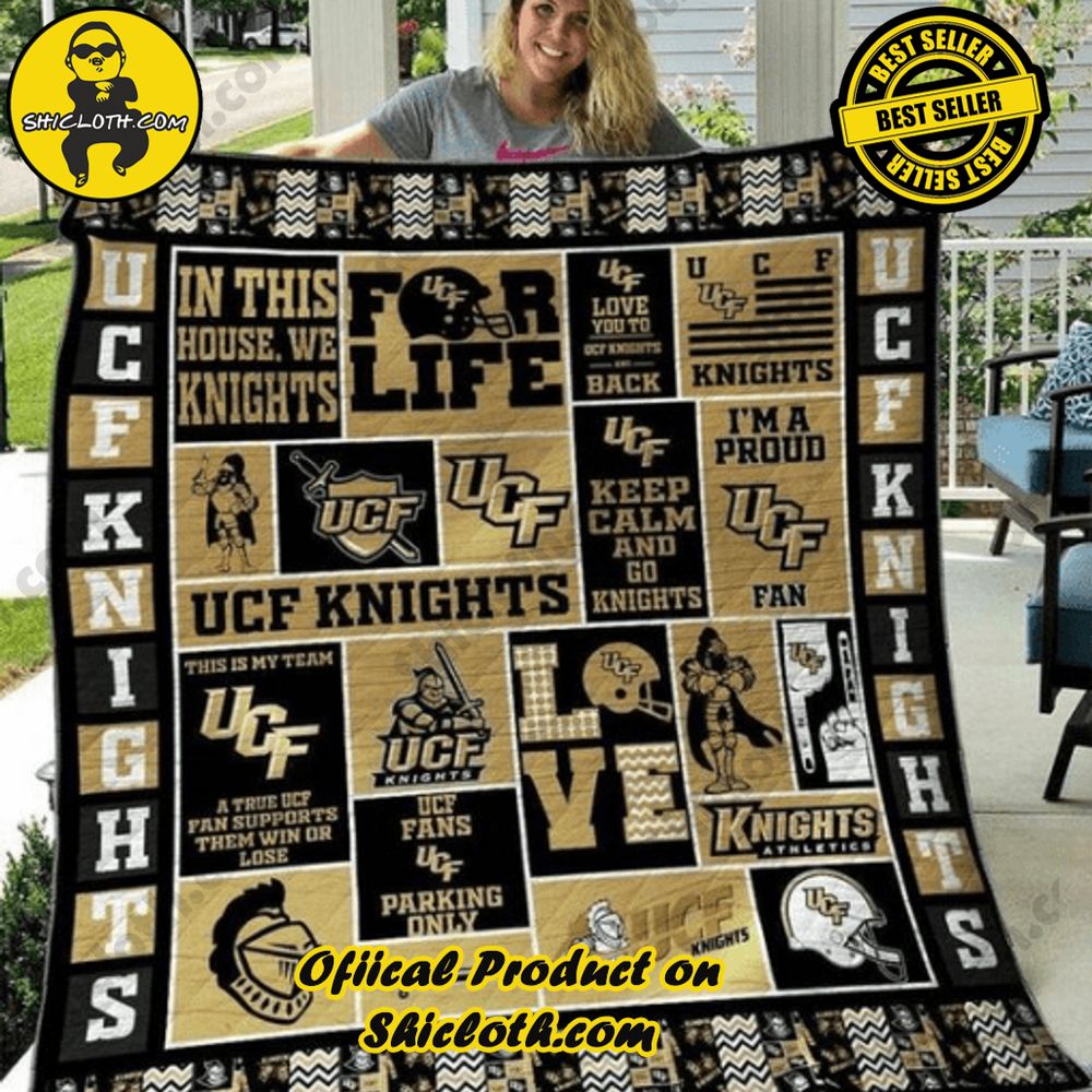 NCAA UCF Knights Quilt Blanket
