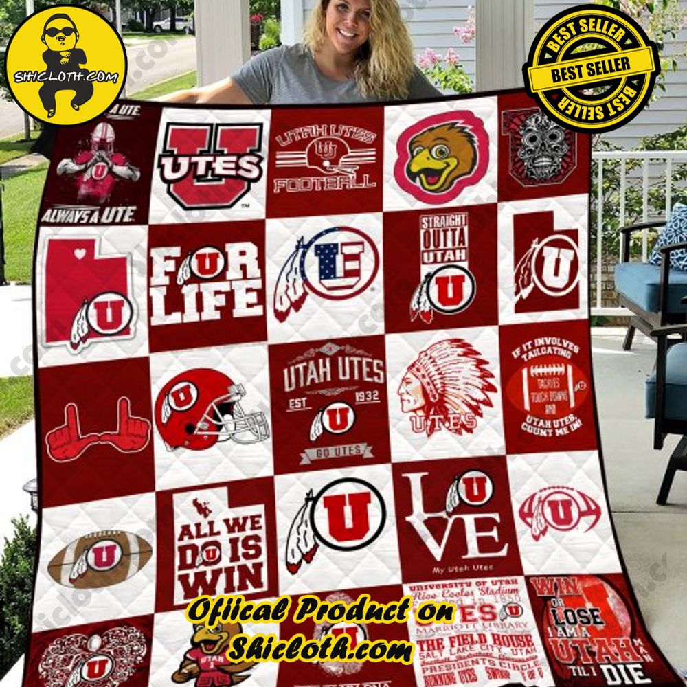 NCAA Utah Utes Quilt Blanket