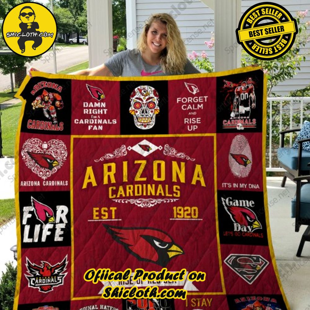 NFL Arizona Cardinals Quilt Blanket