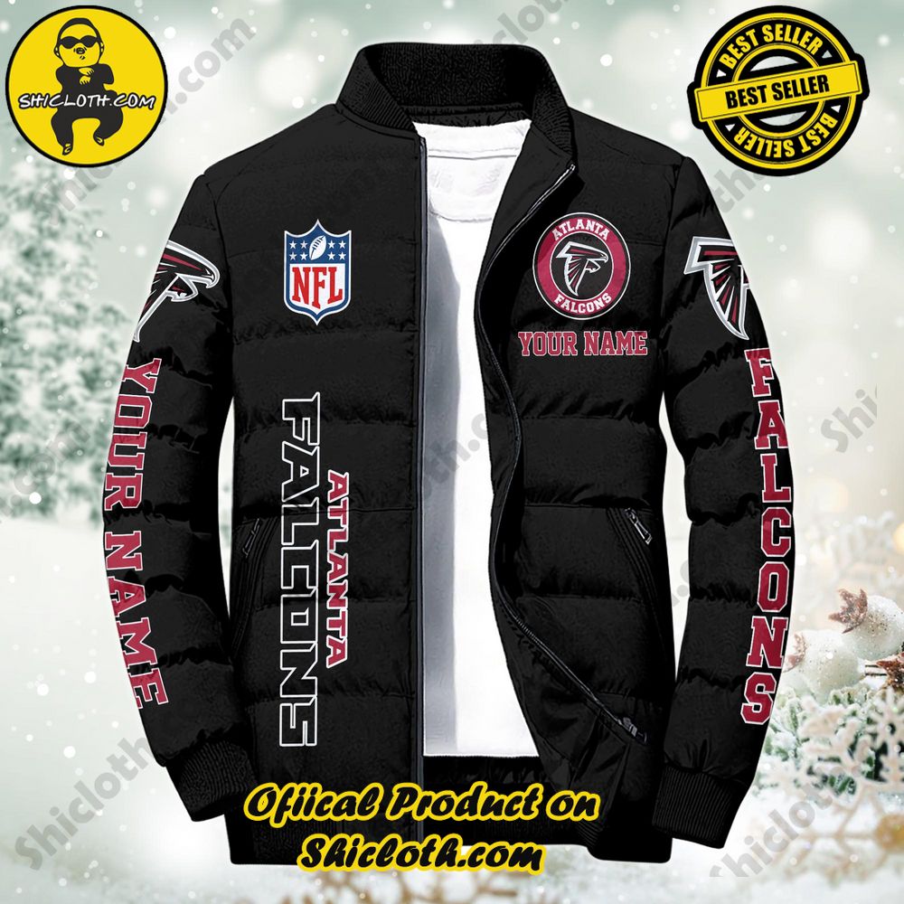 Discover the Ultimate in Style and Warmth with Shiclothshop's Puffer Jackets: Elevate Your Winter Wardrobe 71 NFL Atlanta Falcons City Puffer Jacket Custom Name New Arrivals