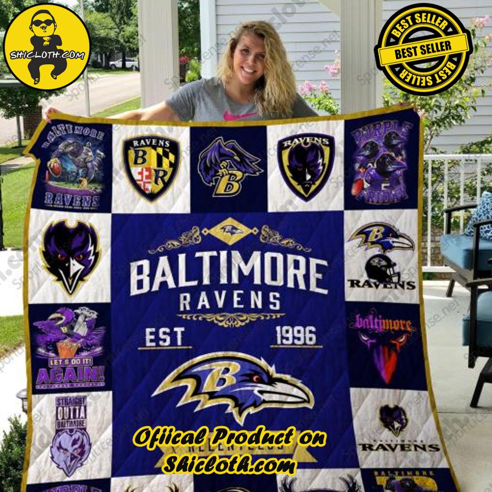 NFL Baltimore Ravens Quilt Blanket