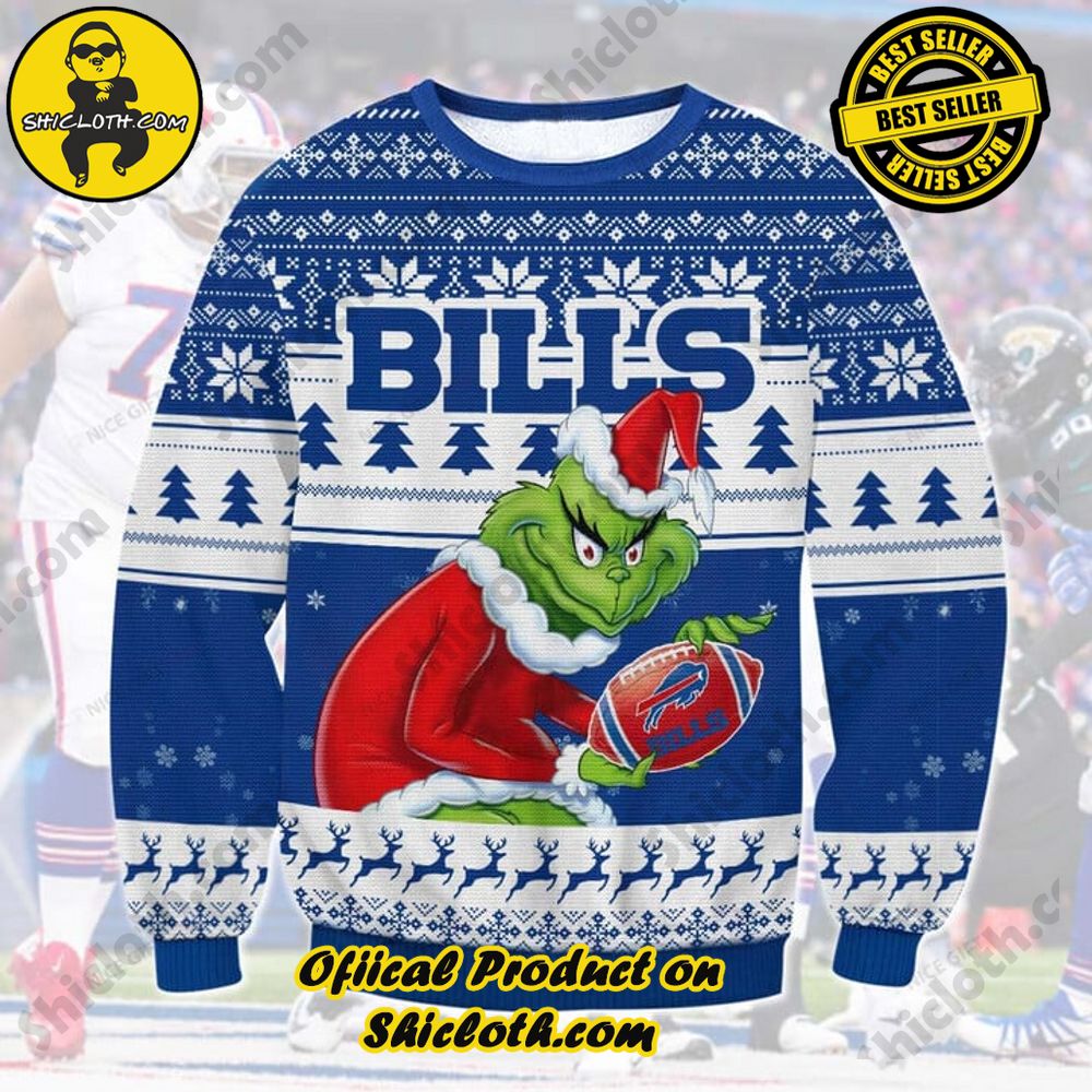 Wrap Up in Style: Shicloth's Enchanting Christmas Sweater Collection 14 NFL Buffalo Bills Christmas Ugly Sweater