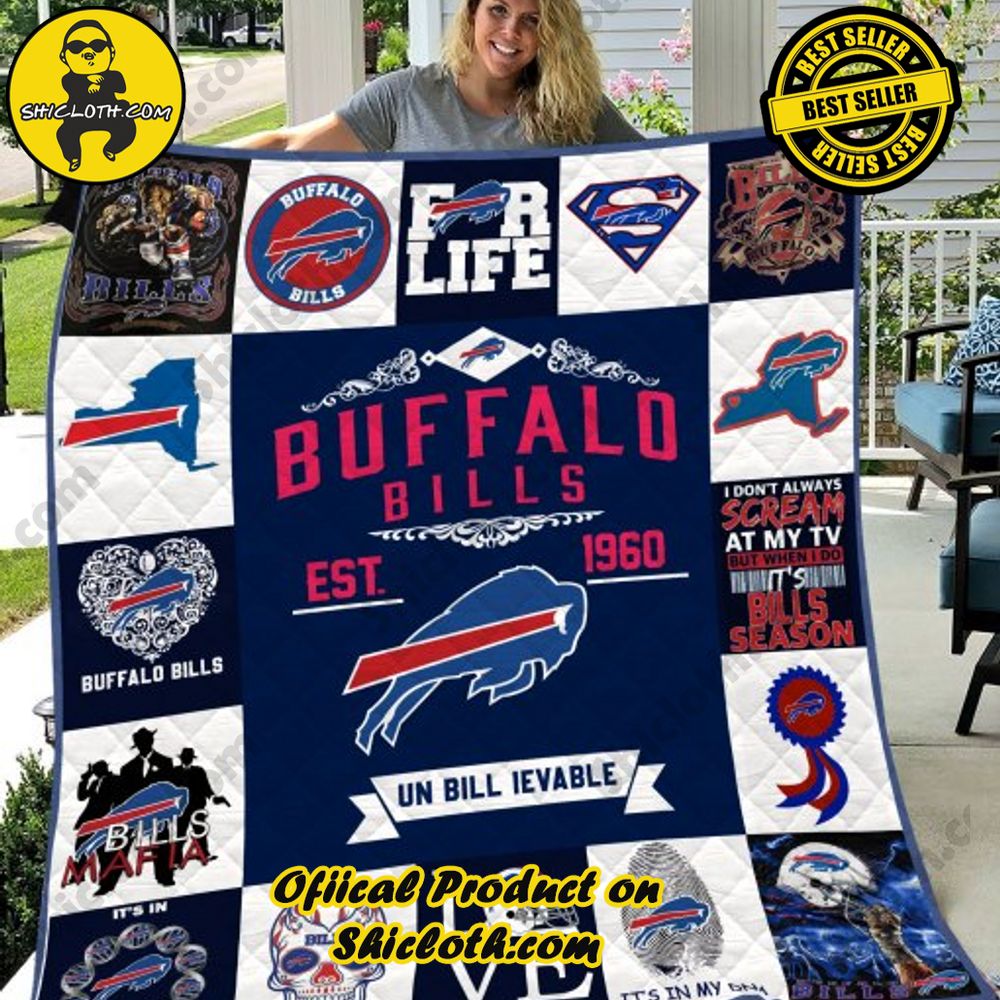NFL Buffalo Bills Quilt Blanket