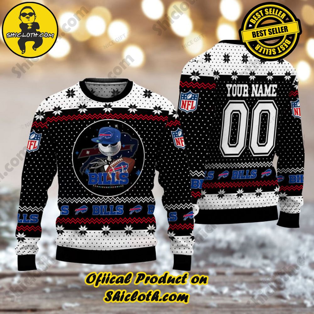 Wrap Up in Style: Shicloth's Enchanting Christmas Sweater Collection 13 NFL Buffalo Bills (Your Name) Christmas Ugly Sweater Version 2