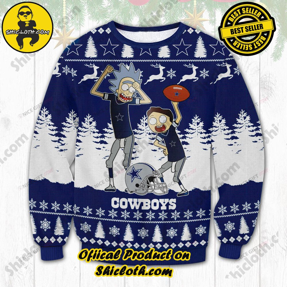 Hot Trending Wrap Up in Style: Shicloth's Enchanting Christmas Sweater Collection 46 NFL Dallas Cowboys Christmas Ugly Sweater