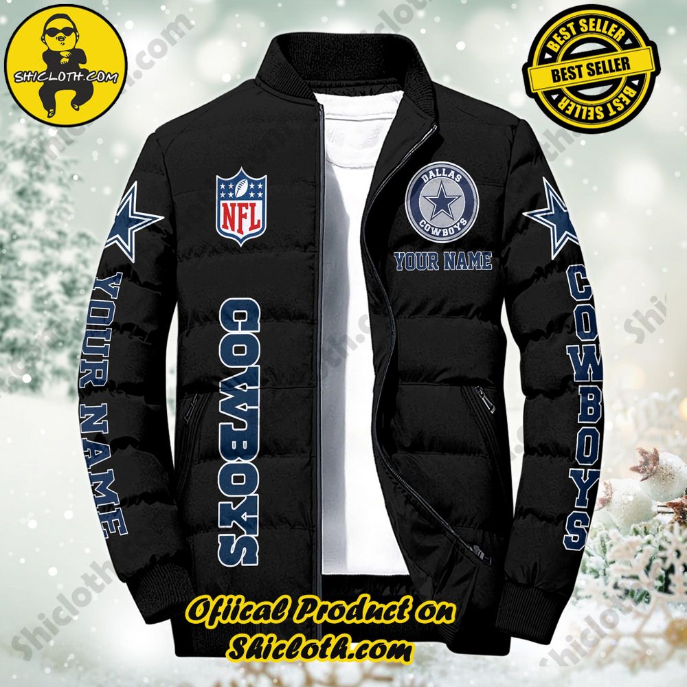 Discover the Ultimate in Style and Warmth with Shiclothshop's Puffer Jackets: Elevate Your Winter Wardrobe 78 NFL Dallas Cowboys City Puffer Jacket Custom Name New Arrivals