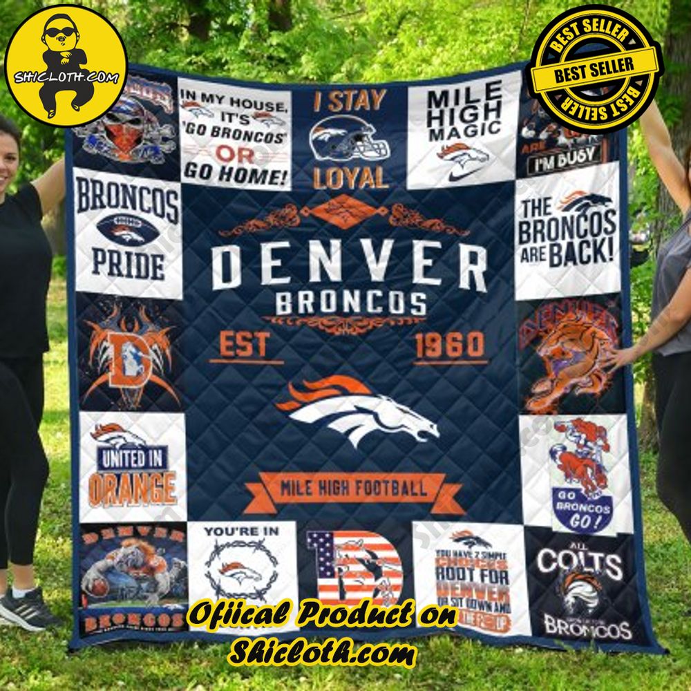 nfl denver broncos quilt blanket 2 ETrOW