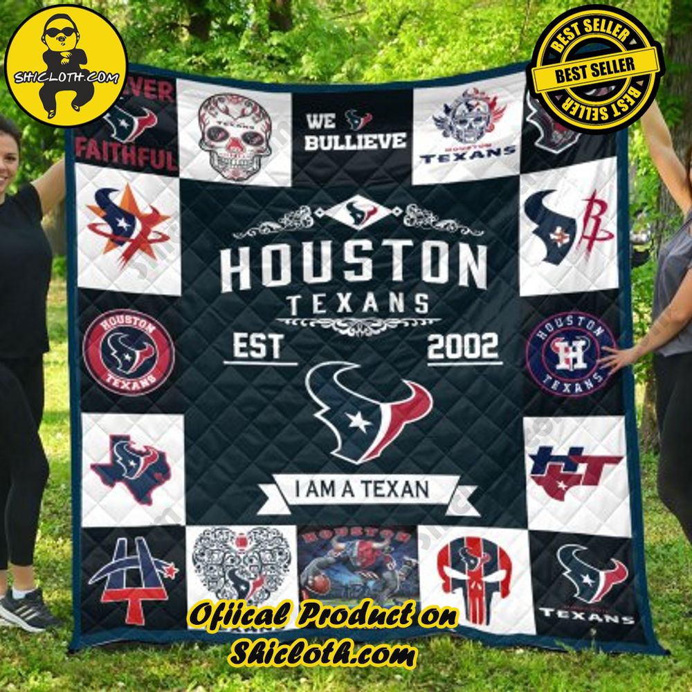 nfl houston texans quilt blanket 2 EOW8q