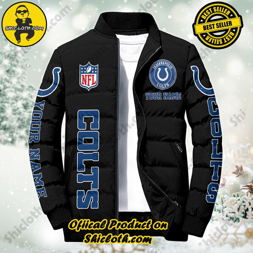 Discover the Ultimate in Style and Warmth with Shiclothshop's Puffer Jackets: Elevate Your Winter Wardrobe 83 NFL Indianapolis Colts City Puffer Jacket Custom Name New Arrivals