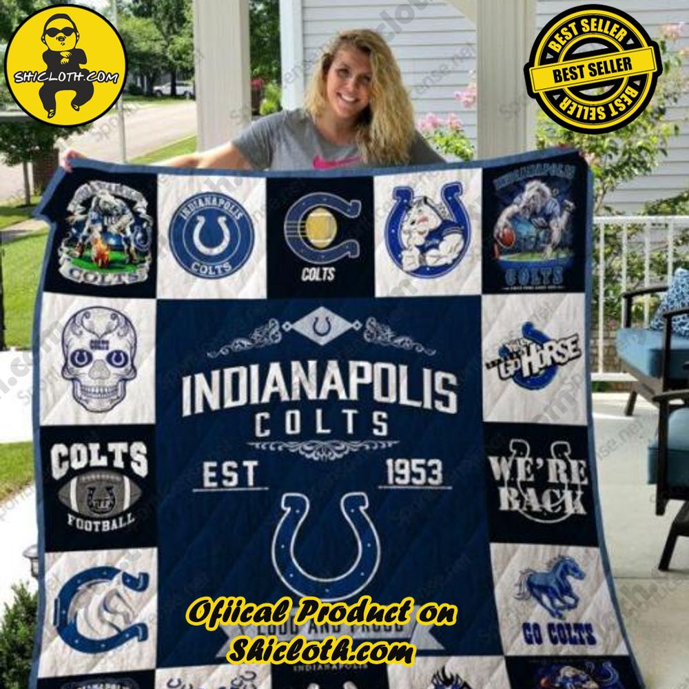 NFL Indianapolis Colts Quilt Blanket
