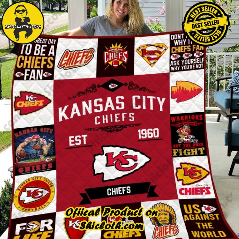 NFL Kansas City Chiefs Quilt Blanket