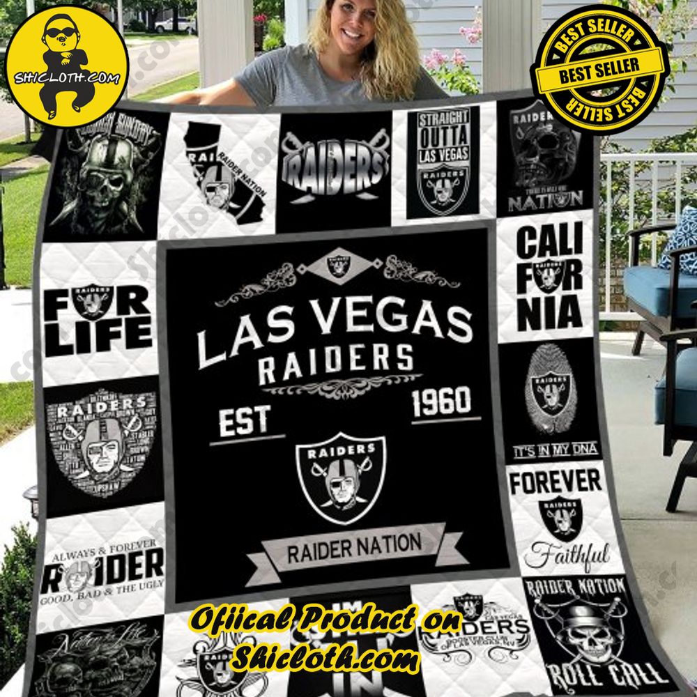 NFL Las Vegas Raiders Quilt Blanket