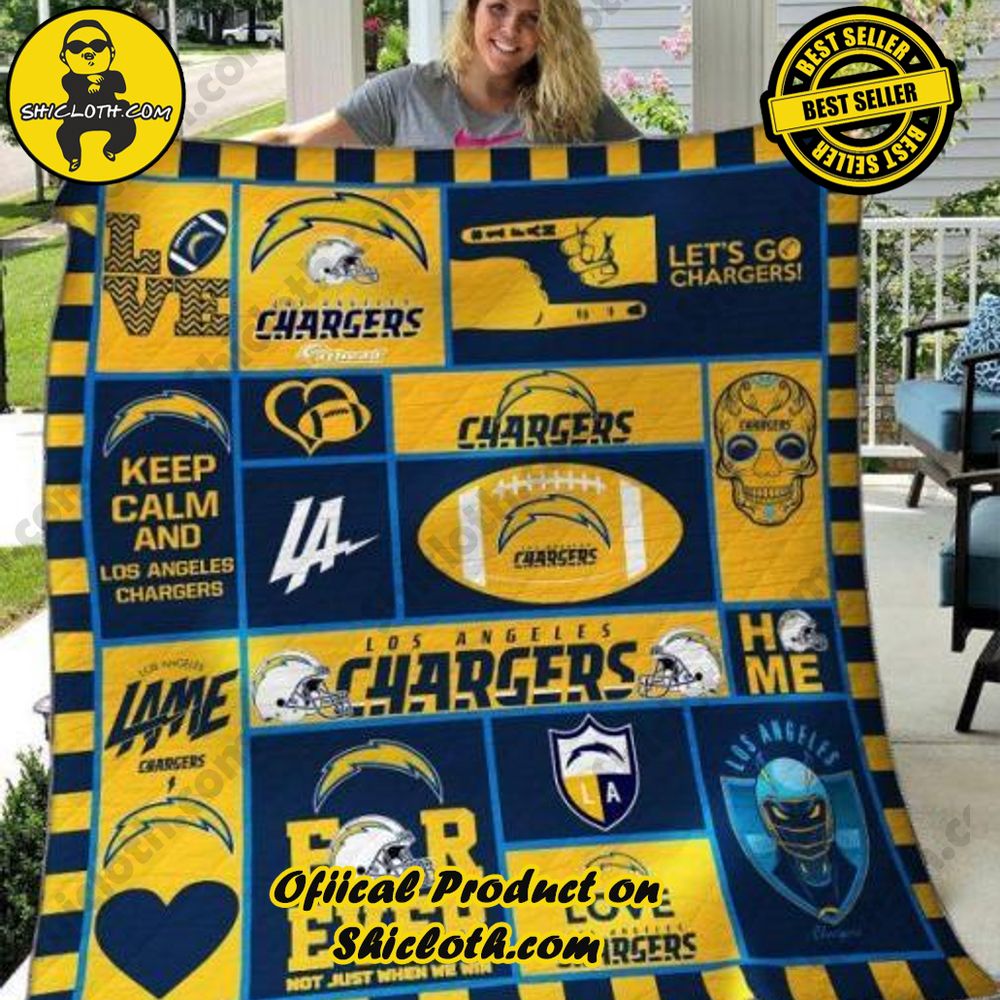 NFL Los Angeles Chargers Quilt Blanket