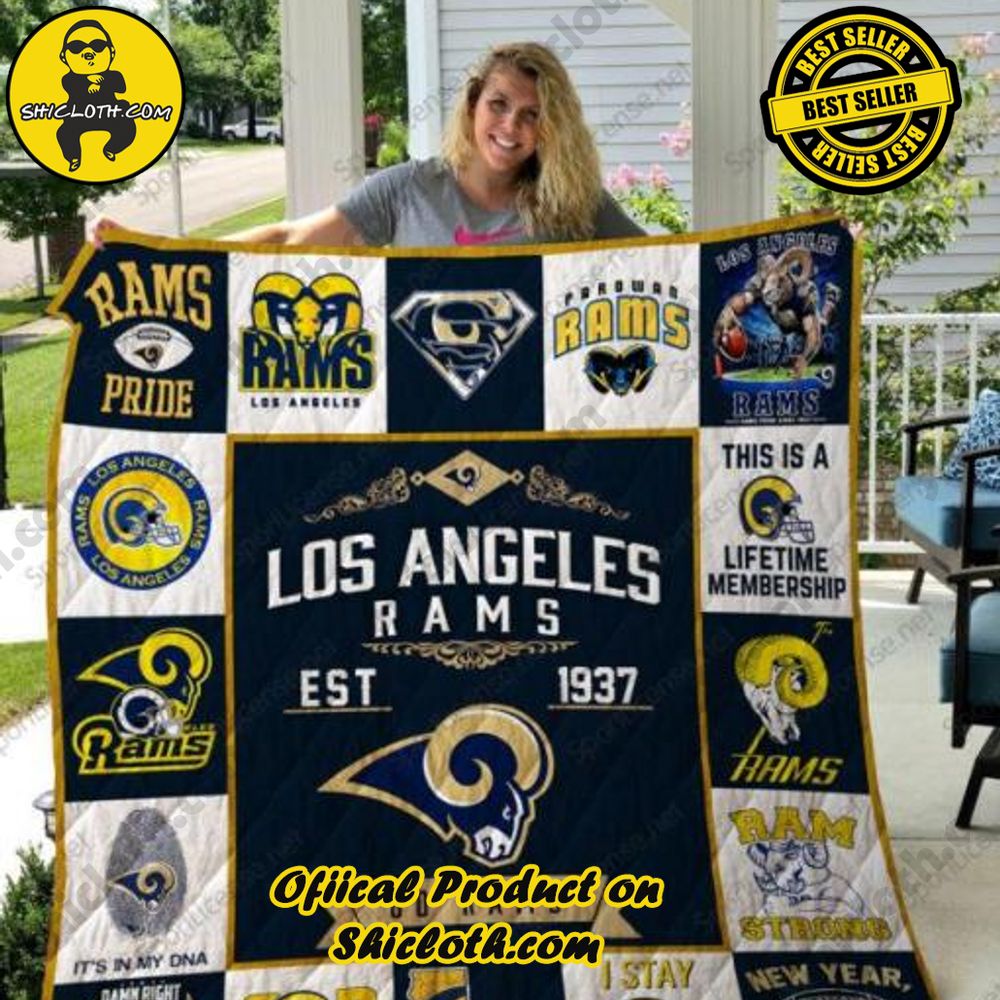 NFL Los Angeles Rams Quilt Blanket