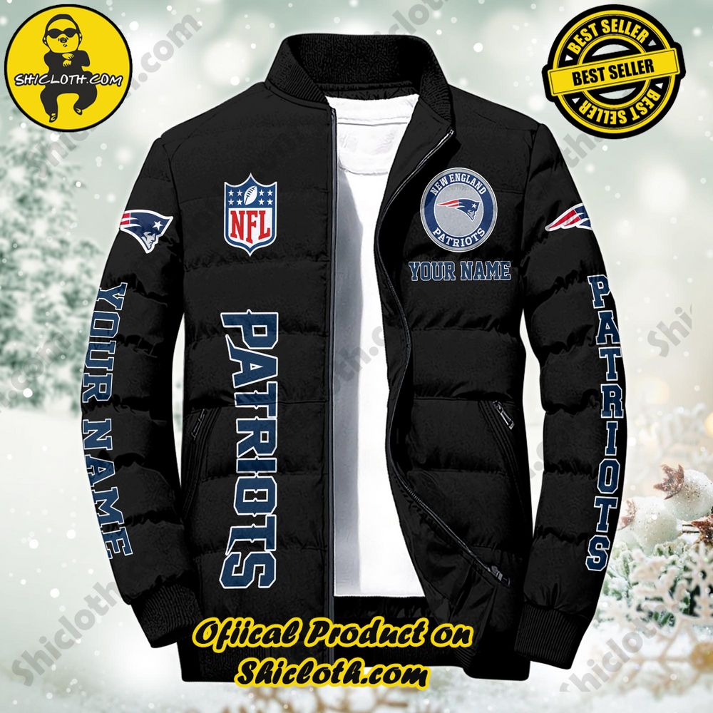 Discover the Ultimate in Style and Warmth with Shiclothshop's Puffer Jackets: Elevate Your Winter Wardrobe 91 NFL New England Patriots City Puffer Jacket Custom Name New Arrivals