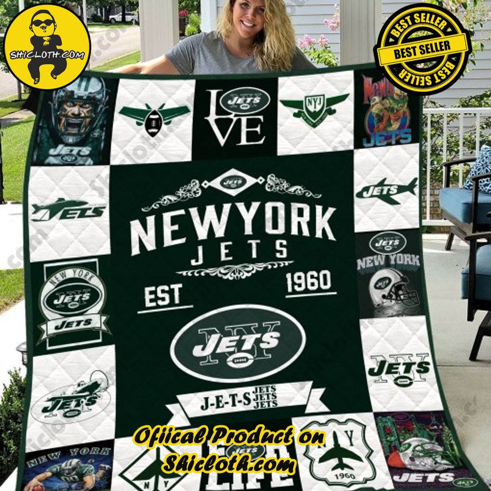 NFL New York Jets Quilt Blanket