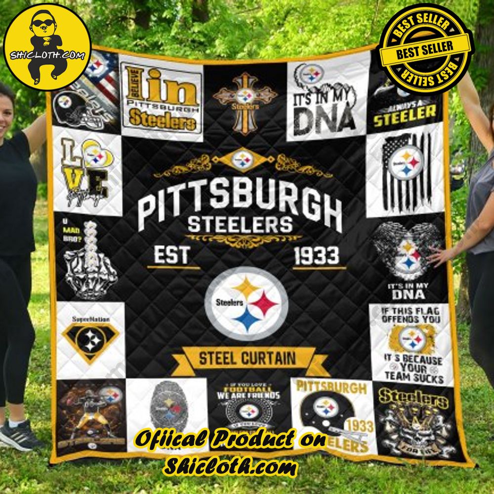 NFL Pittsburgh Steelers Quilt Blanket