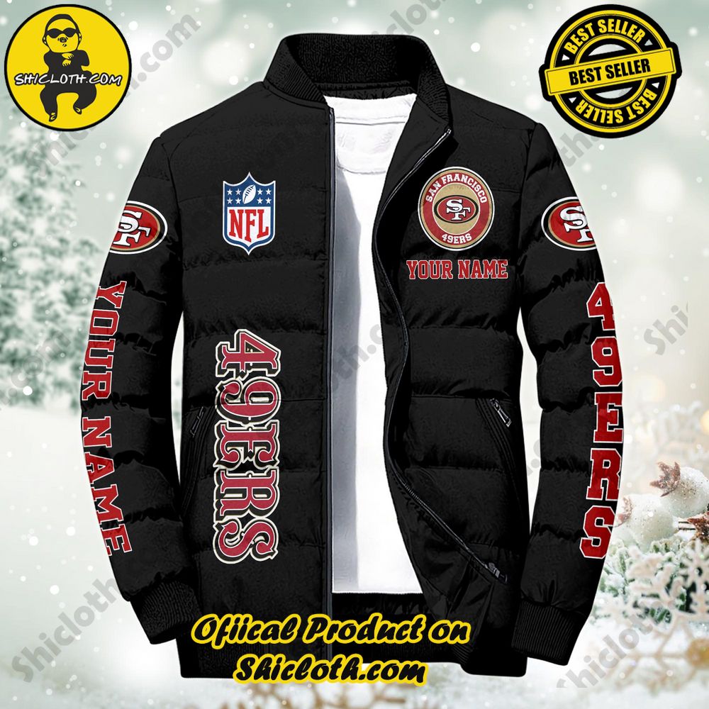 Discover the Ultimate in Style and Warmth with Shiclothshop's Puffer Jackets: Elevate Your Winter Wardrobe 97 NFL San Francisco 49ers City Puffer Jacket Custom Name New Arrivals
