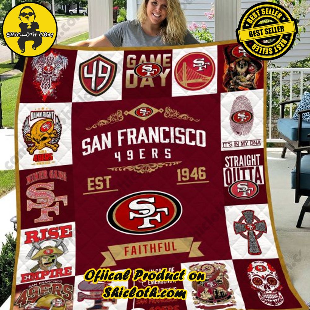 NFL San Francisco 49ers Quilt Blanket