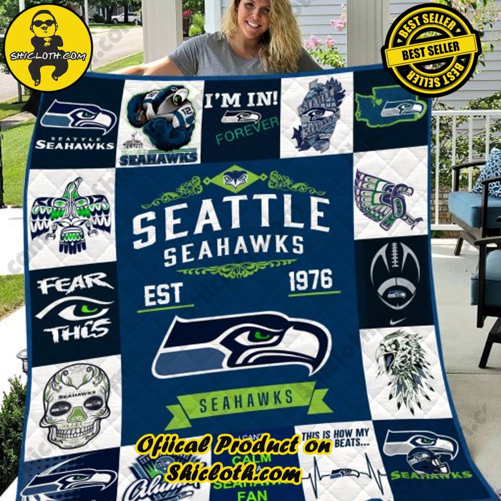 NFL Seattle Seahawks Quilt Blanket