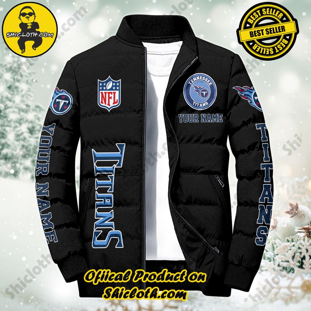 Discover the Ultimate in Style and Warmth with Shiclothshop's Puffer Jackets: Elevate Your Winter Wardrobe 100 NFL Tennessee Titans City Puffer Jacket Custom Name New Arrivals