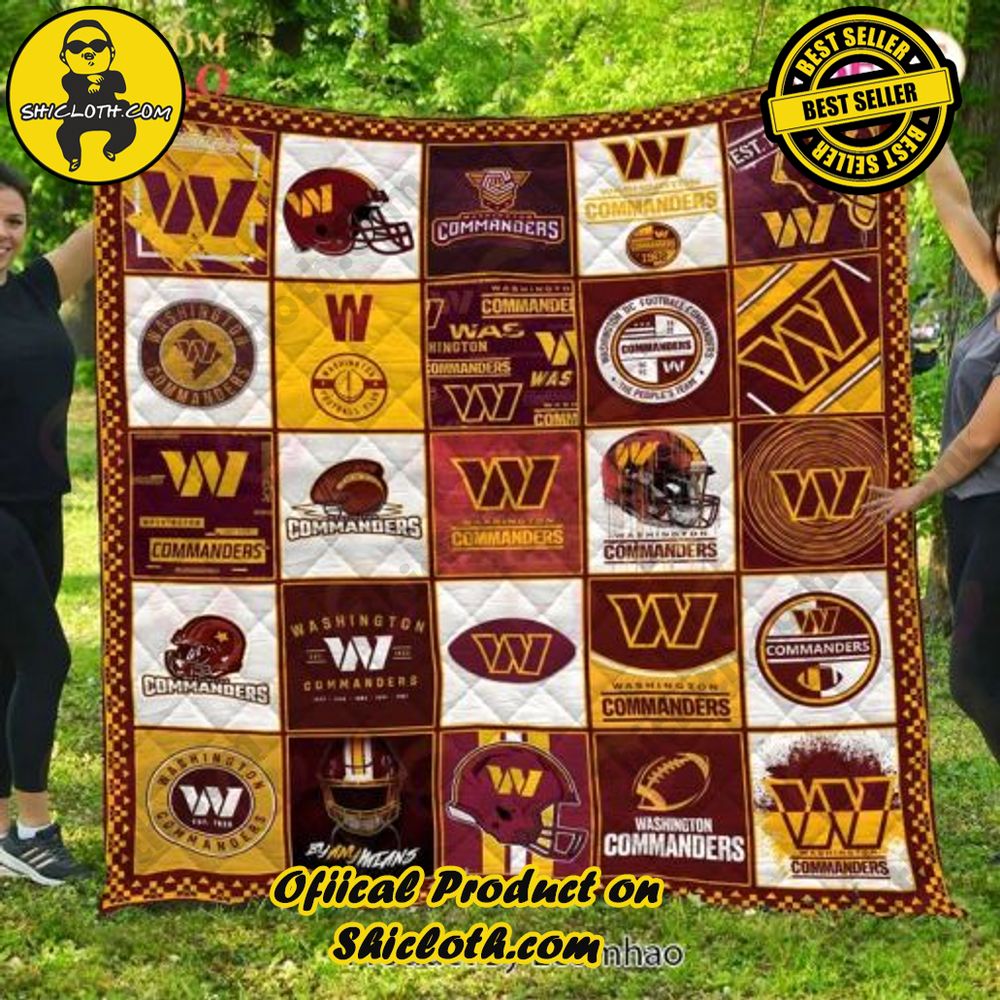 NFL Washington Commanders Quilt Blanket