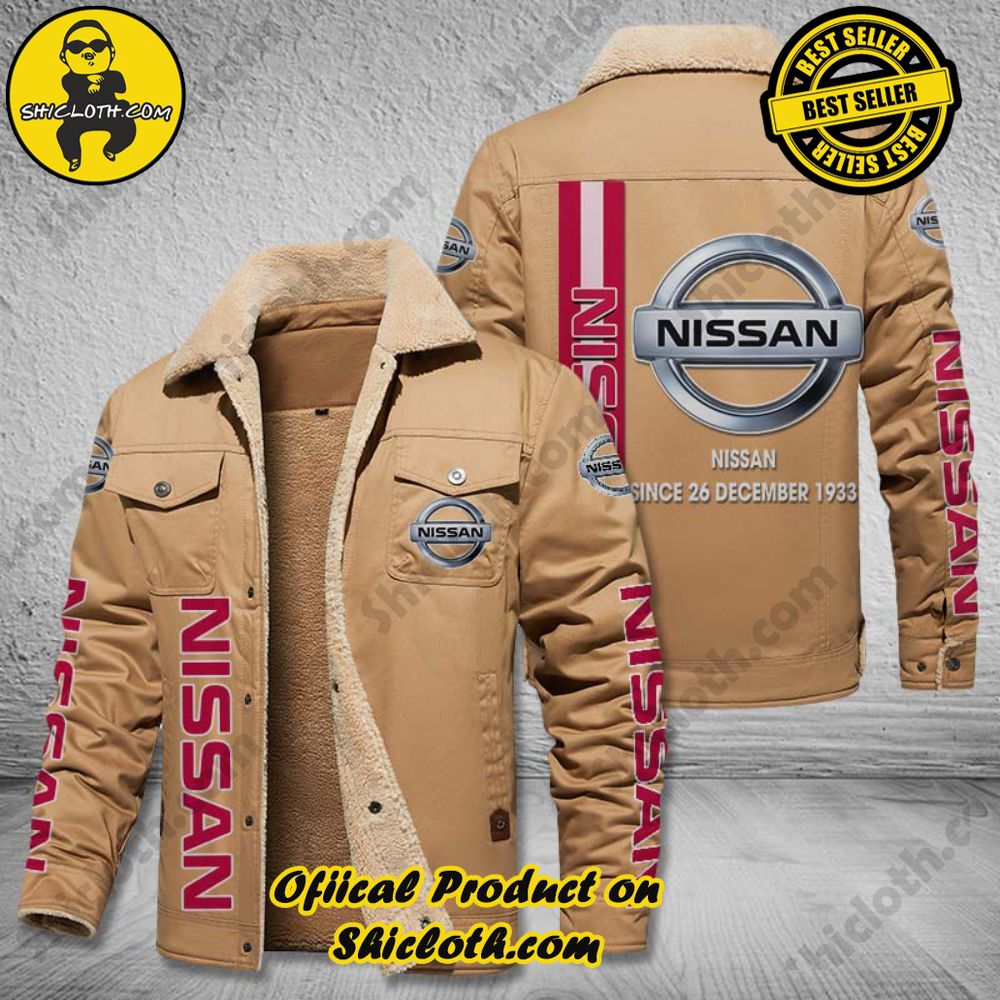 Nissan Fleece Leather Jacket 2 Nissan Fleece Leather Jacket - Image 2