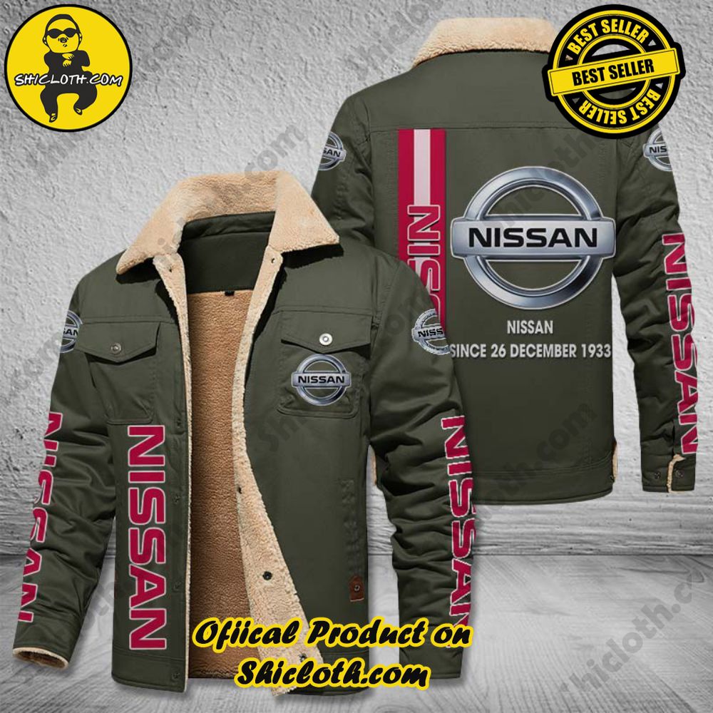Nissan Fleece Leather Jacket 5 Nissan Fleece Leather Jacket - Image 5
