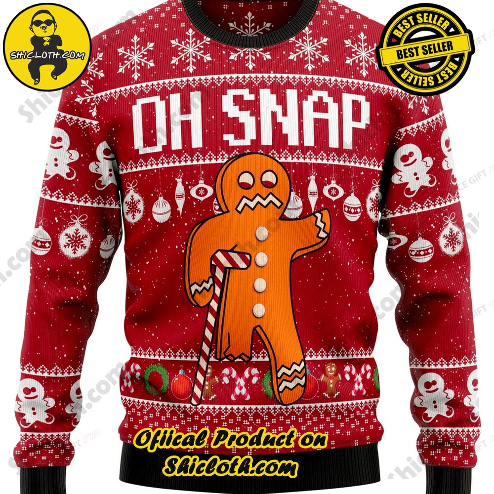 Best Seller Wrap Up in Style: Shicloth's Enchanting Christmas Sweater Collection 90 Oh Snap Christmas Ugly Sweater