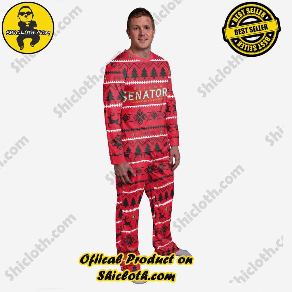 Hot Hot Hot Shiclothshop's Pajamas Sets: Affordable Elegance and Uncompromised Quality 7 Ottawa Senators Family Holiday Pajamas