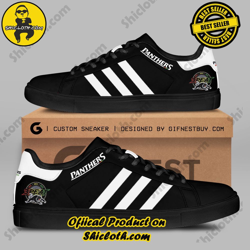 Step into Style: Shiclothshop's Stan Smith Shoes – The Perfect Gift for the Sport Enthusiast 38 Penrith Panthers Adidas Stan Smith Shoes Ver 2