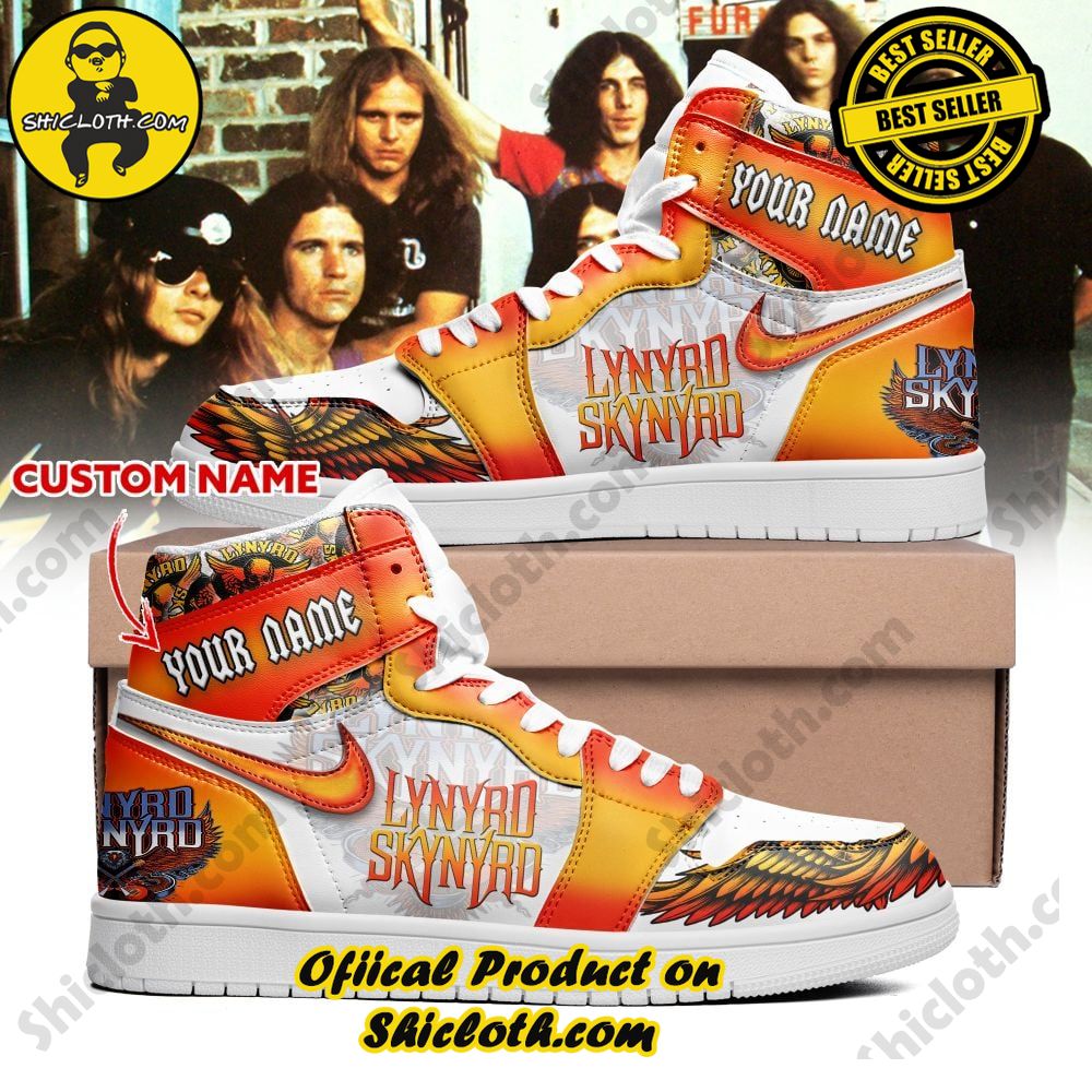 Hot Hot Hot Shiclothshop's Air Jordan 1 Sneakers: Affordable Elegance and Uncompromised Quality 68 Personalized CUSTOM Nike Lynyrd Skynyrd Air Jordan 1 High Top