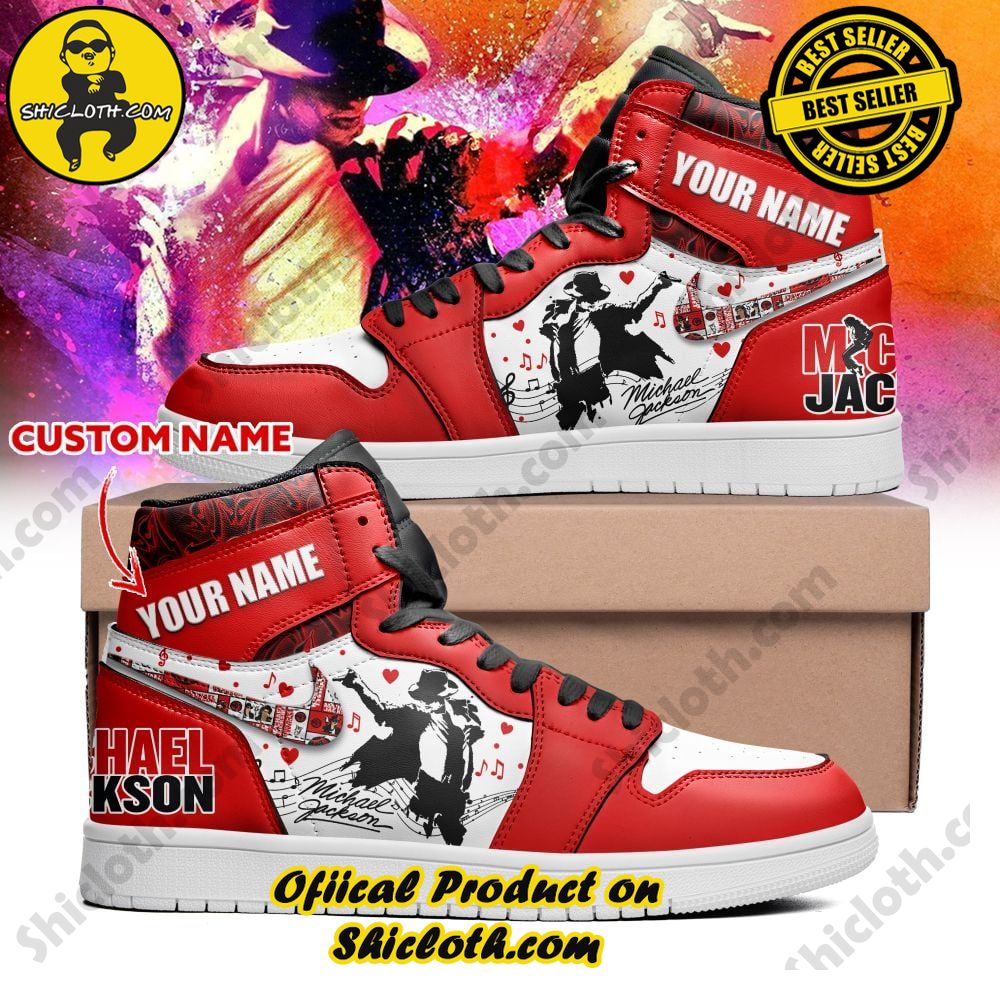 Hot Hot Hot Shiclothshop's Air Jordan 1 Sneakers: Affordable Elegance and Uncompromised Quality 34 Personalized CUSTOM Nike Michael Jackson Air Jordan 1 High Top