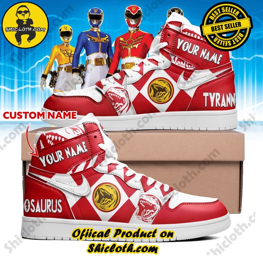 Hot Hot Hot Shiclothshop's Air Jordan 1 Sneakers: Affordable Elegance and Uncompromised Quality 35 Personalized CUSTOM Nike Power Rangers Air Jordan 1 High Top
