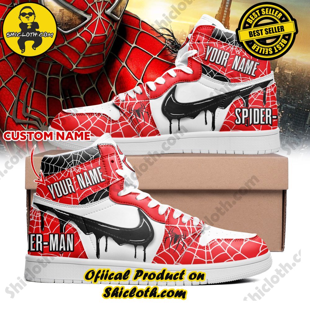 Hot Hot Hot Shiclothshop's Air Jordan 1 Sneakers: Affordable Elegance and Uncompromised Quality 95 Personalized CUSTOM Nike Spider-Man Air Jordan 1 High Top