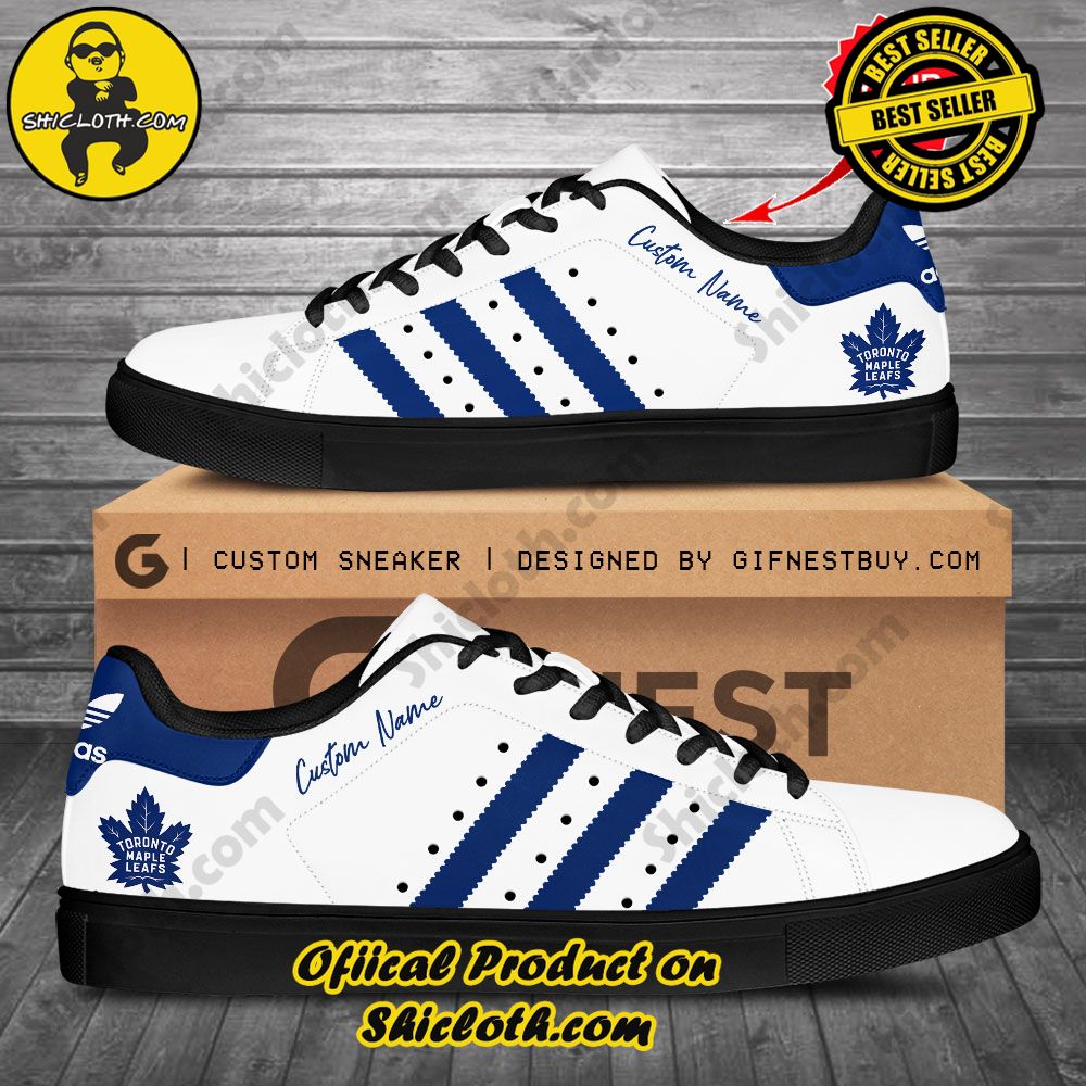 Step into Style: Shiclothshop's Stan Smith Shoes – The Perfect Gift for the Sport Enthusiast 39 Personalized Toronto Maple Leafs Adidas Stan Smith Shoes