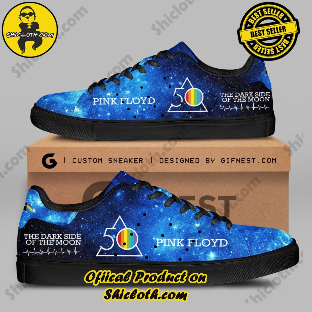 Step into Style: Shiclothshop's Stan Smith Shoes – The Perfect Gift for the Sport Enthusiast 42 Pink Floyd Adidas Stan Smith Shoes Ver 2