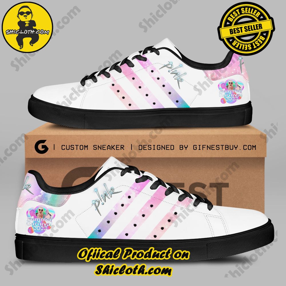 Step into Style: Shiclothshop's Stan Smith Shoes – The Perfect Gift for the Sport Enthusiast 44 Pink Summer Carnival 2023 Adidas Stan Smith Shoes