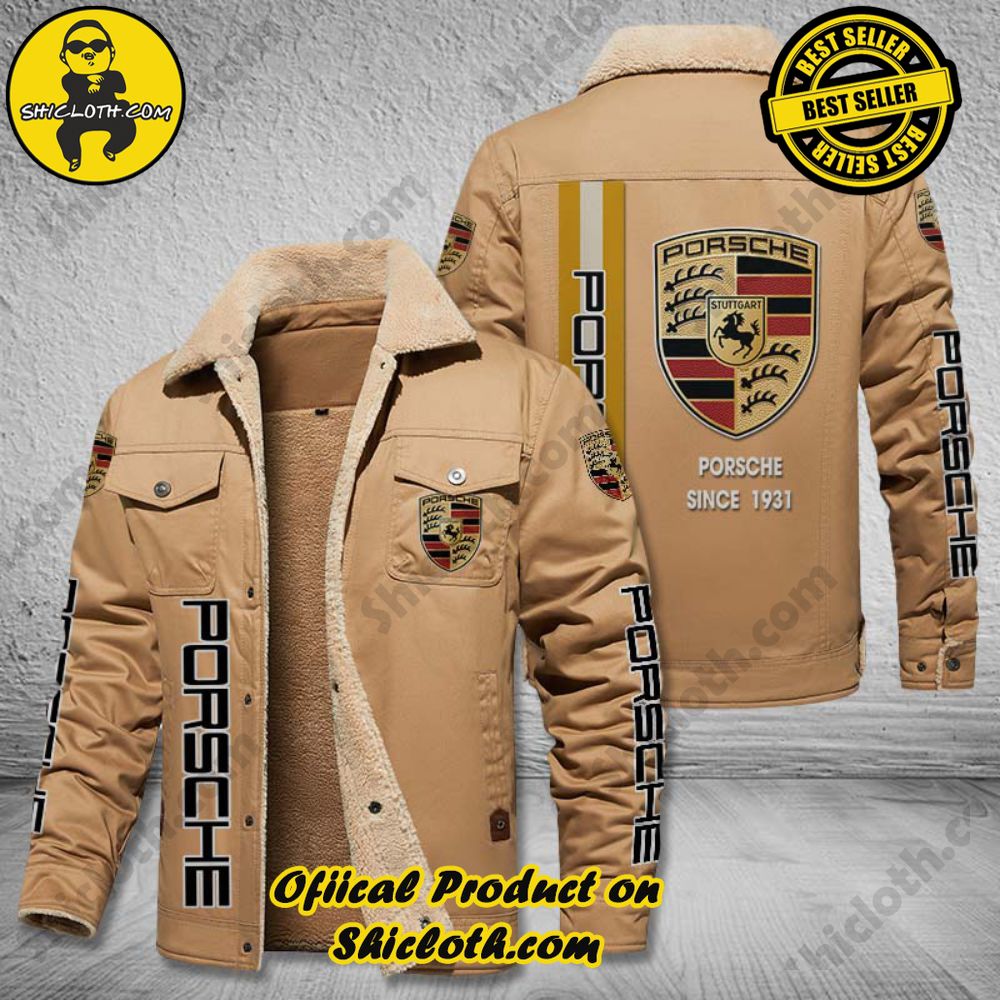 Hot Trending The Perfect Cozy Fleece Leather Jacket Gift 44 Porsche Fleece Leather Jacket