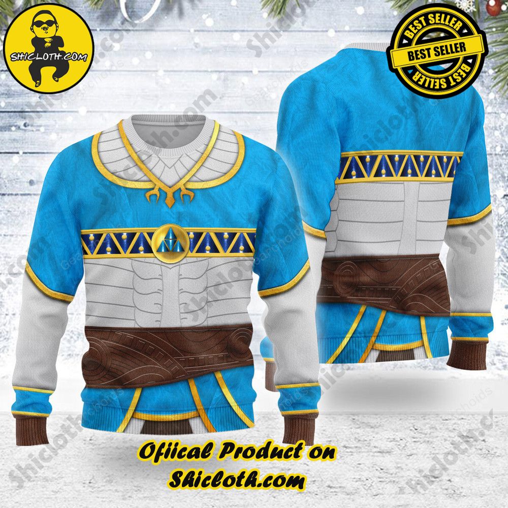 Wrap Up in Style: Shicloth's Enchanting Christmas Sweater Collection 129 Princess Zelda Themed Costume Unisex Christmas Wool Sweater